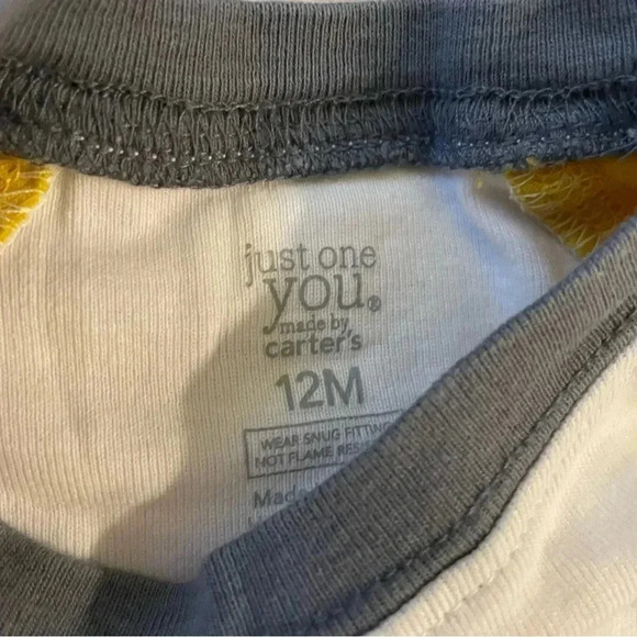 Carter’s 9-12 months trucks long-sleeve fitted pajama set, set of 2 - Picture 4 of 6